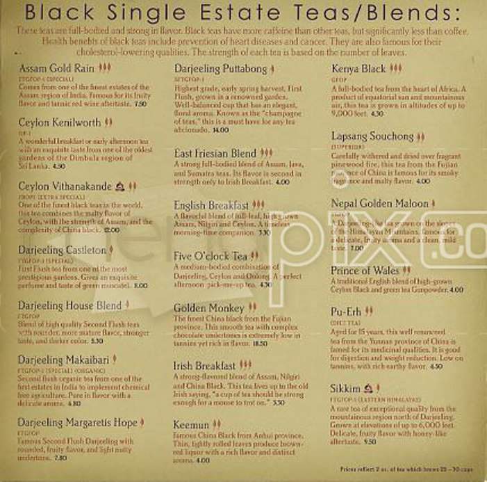 /250806551/Teavana-Menu-Glendale-AZ - Glendale, AZ