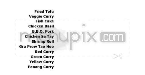 Thai Chef 2 - San Francisco, CA menu_pic