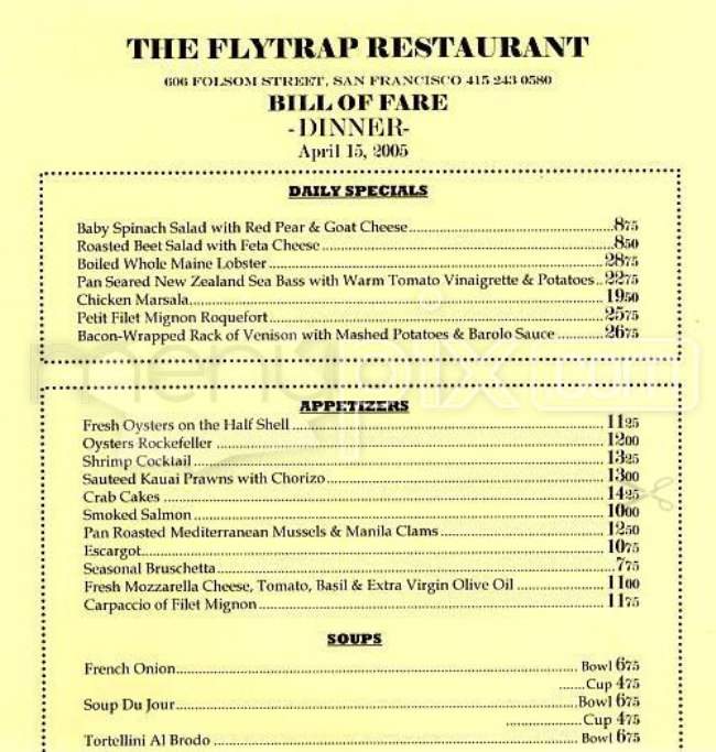 /101278/The-Flytrap-Restaurant-San-Francisco-CA - San Francisco, CA