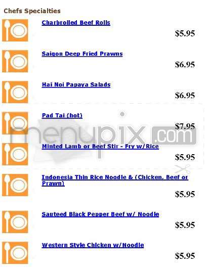 The Window Restaurant - San Francisco, CA menu_pic