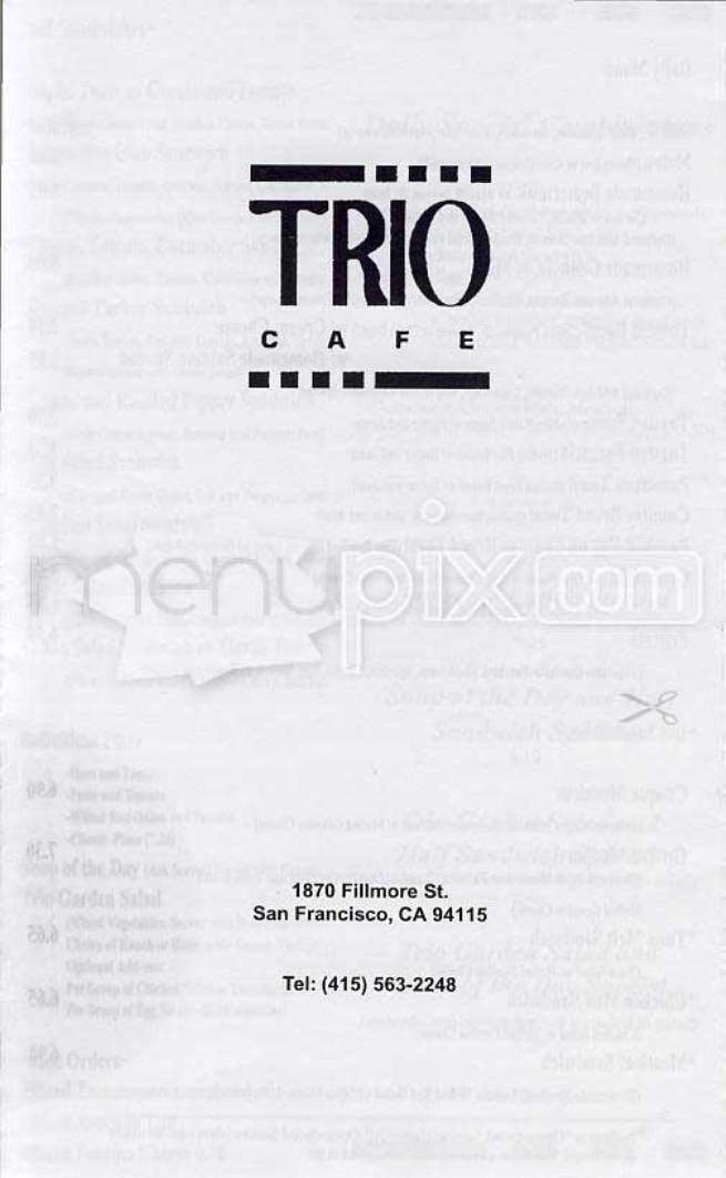 /101312/Trio-Cafe-San-Francisco-CA - San Francisco, CA