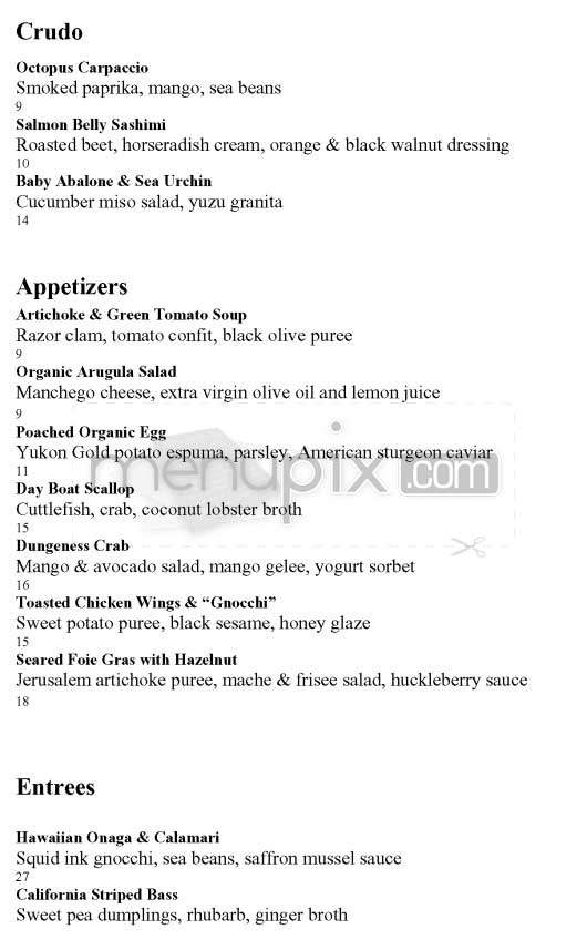 Winterland - San Francisco, CA menu_pic