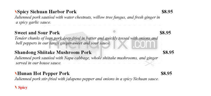 Xiao Loong - San Francisco, CA menu_pic