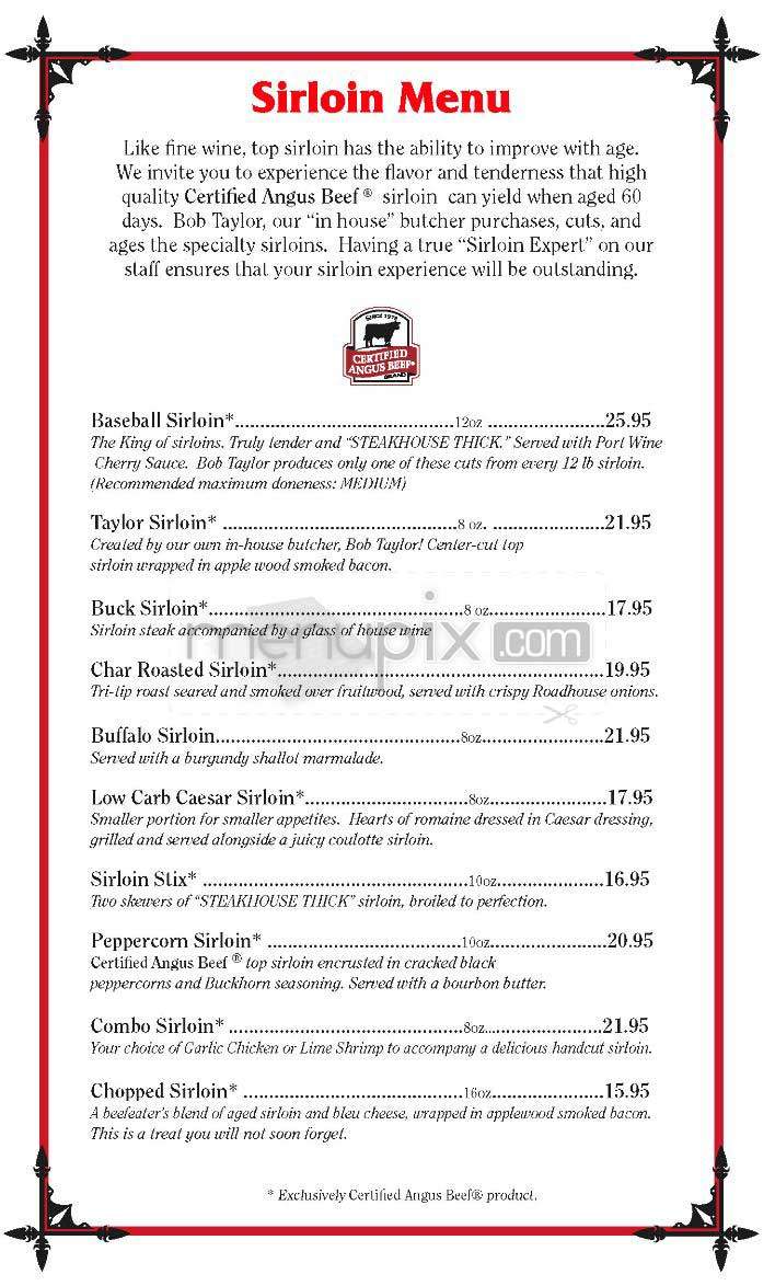 Buckhorn Grill - San Francisco, CA menu_pic