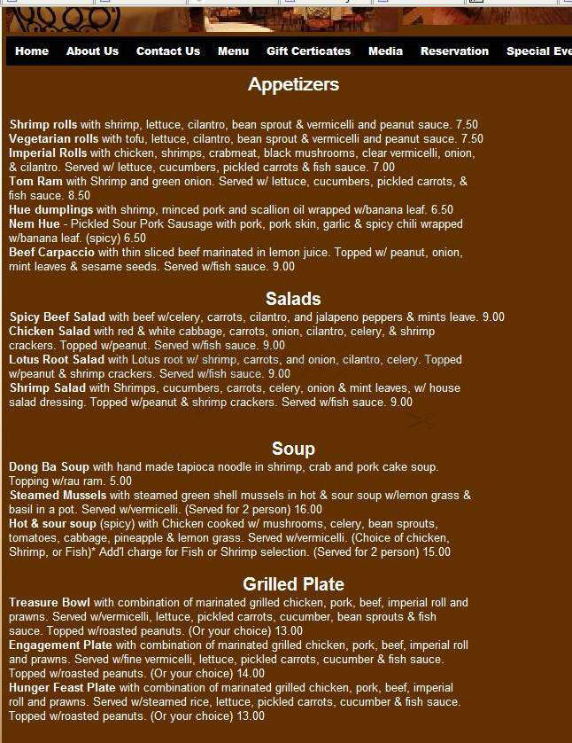 Hue L'amour - San Francisco, CA menu_pic