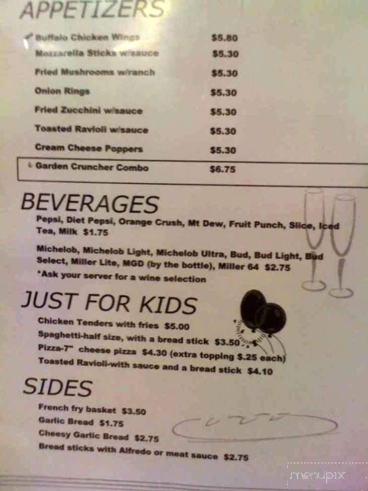 Sam's Too Italian Pizza - Sherman, IL menu_pic