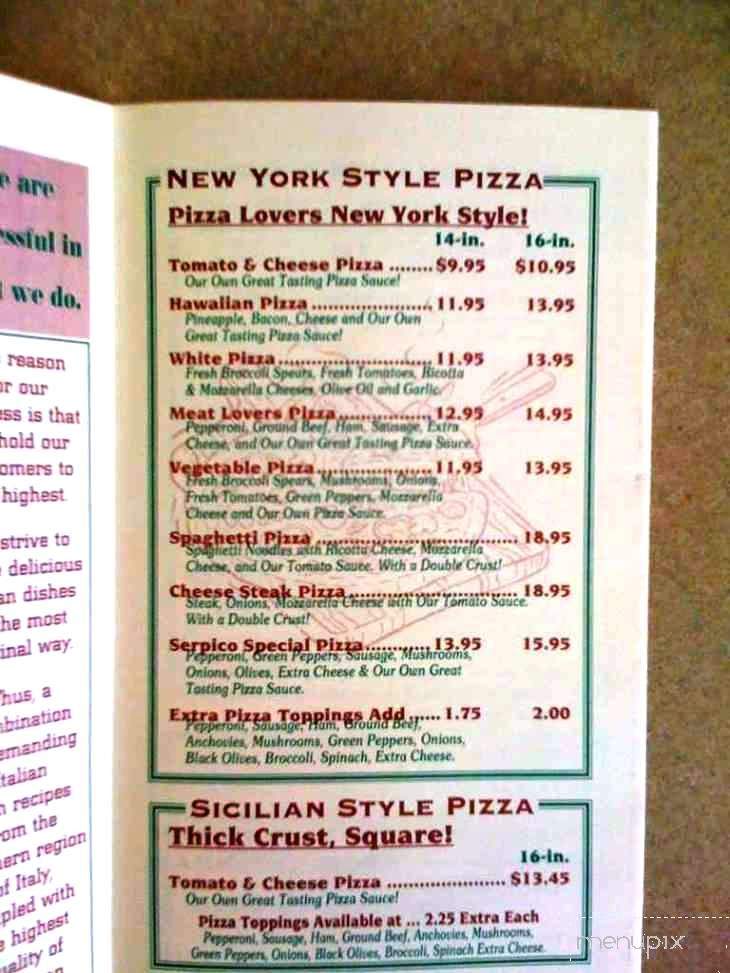 /192008/Serpico-Pizza-and-Pasta-Menu-Sparks-Glencoe-MD - Sparks Glencoe, MD