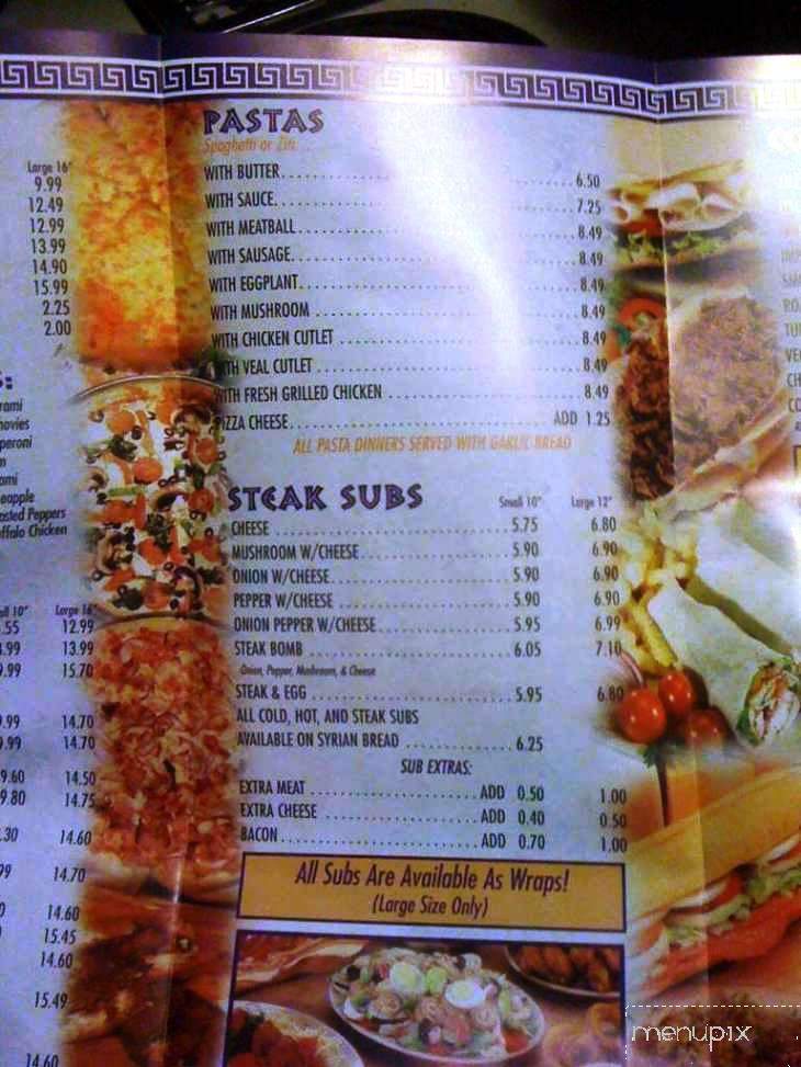 Stow House Of Pizza - Stow, MA menu_pic