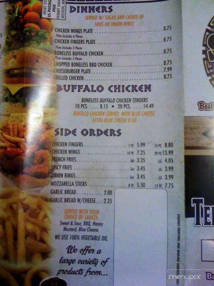 Stow House Of Pizza - Stow, MA menu_pic