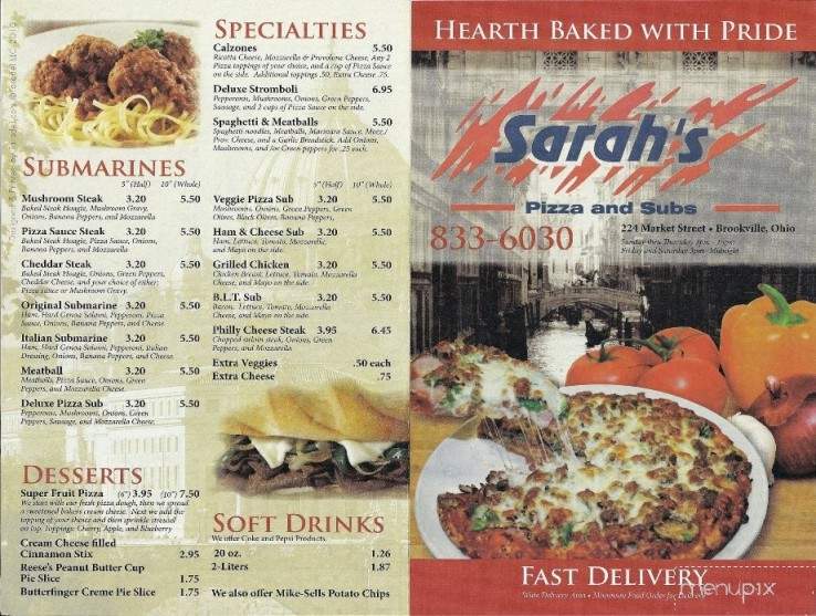 /350017347/Sarahs-Pizza-Brookville-OH - Brookville, OH