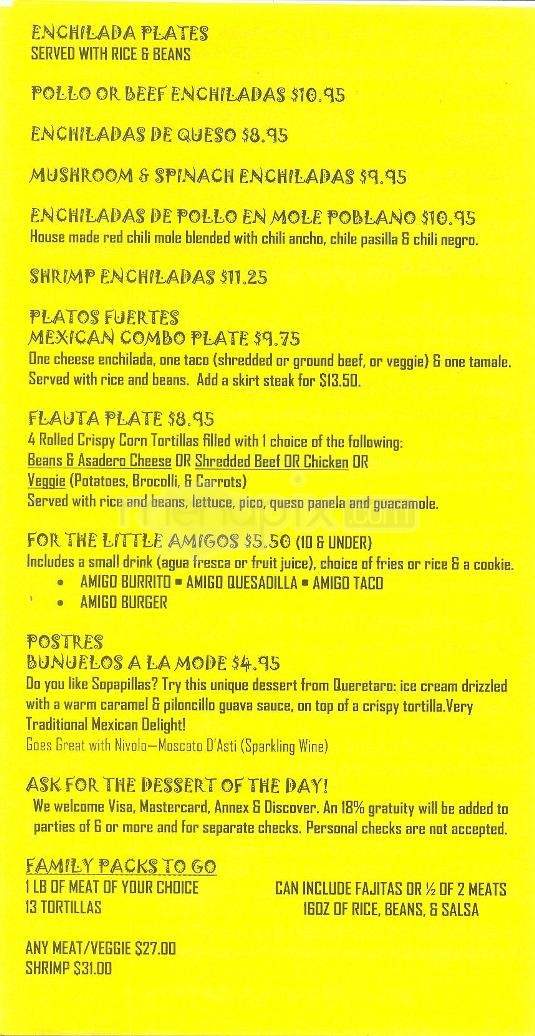 Jalapeno's - Santa Fe, NM menu_pic
