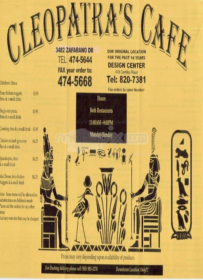 /3103131/Cleopatra-Cafe-Santa-Fe-NM - Santa Fe, NM