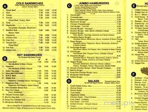 Scottie's Sub - Anchorage, AK menu_pic