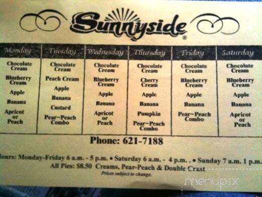 Sunny Side - Wahiawa, HI menu_pic