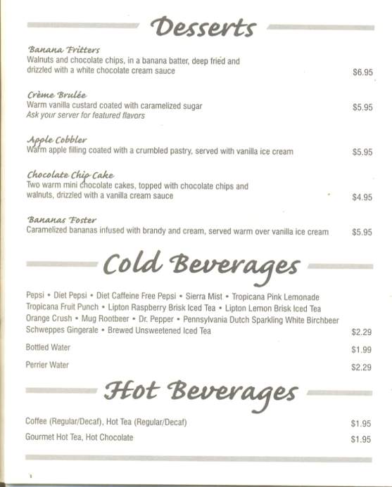 Charlie's Pub and Eatery - Clarks Summit, PA menu_pic
