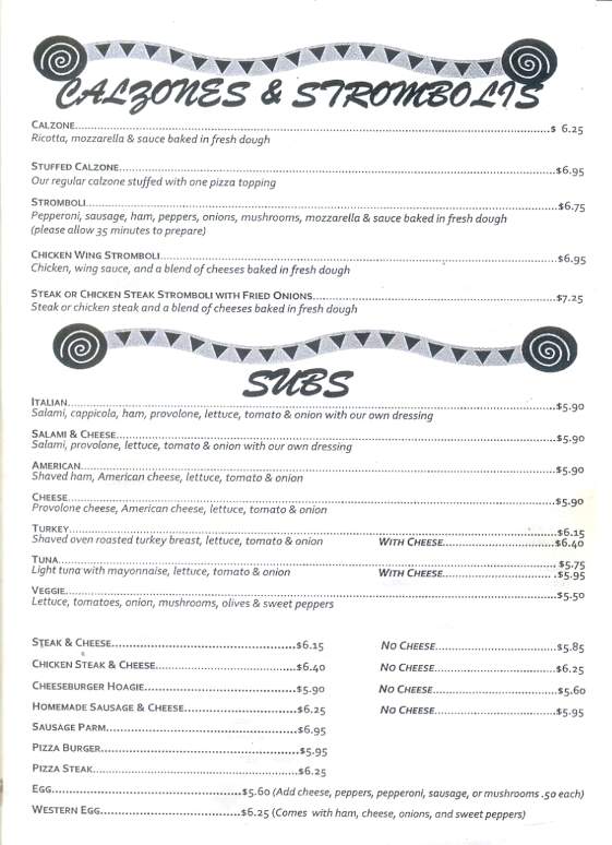 Cali's Don Tomaso Peatza - Dunmore, PA menu_pic