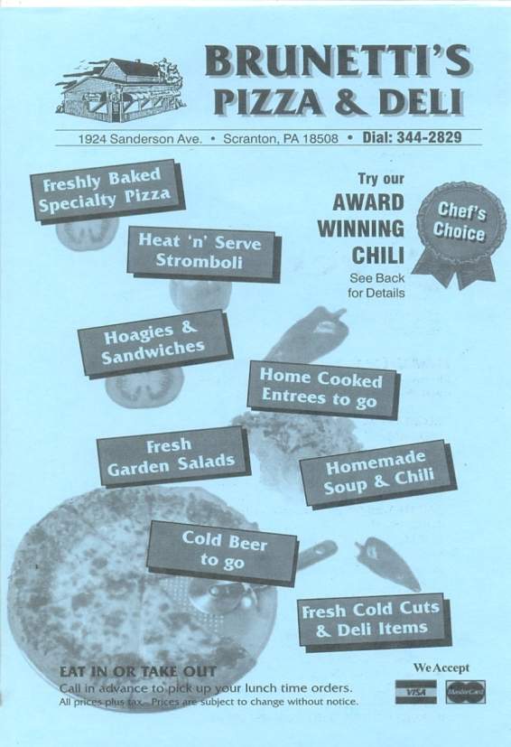 Brunetti's Pizza & Deli - Scranton, PA menu_pic