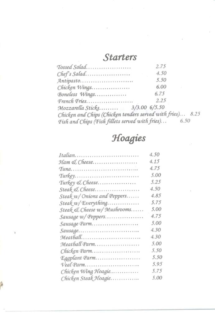 Roberto's Pizza - Scranton, PA menu_pic