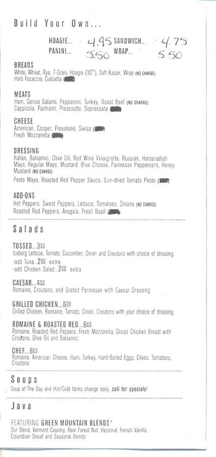 Giana's Italian Deli & Market - Scranton, PA menu_pic