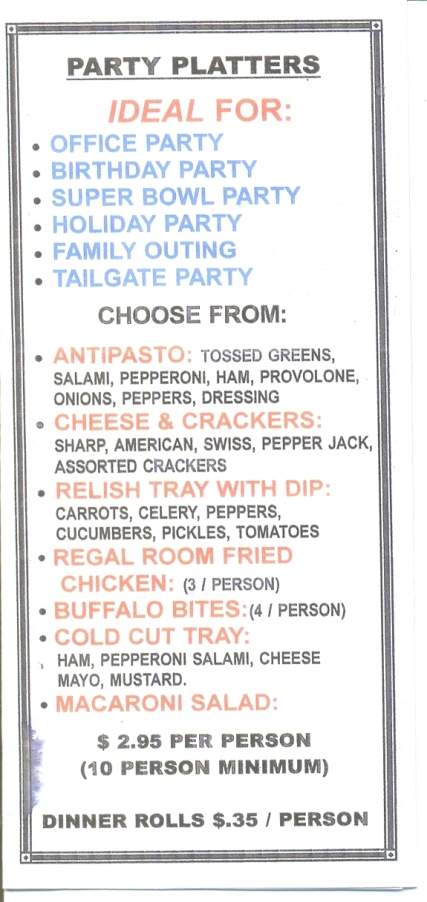 The Ideal Cafe - Dunmore, PA menu_pic