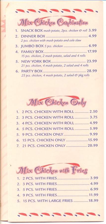 Crown Fried Chicken - Scranton, PA menu_pic