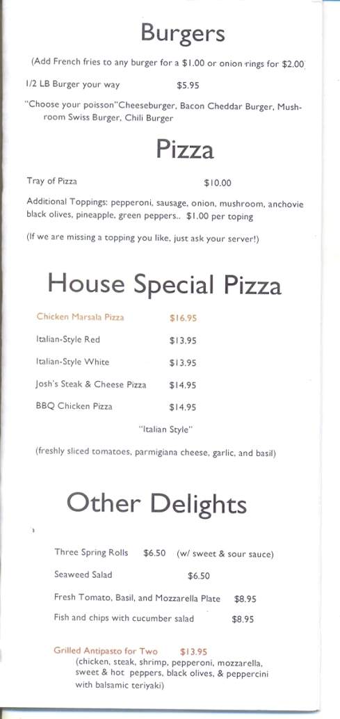 AJ's Club Soda - Peckville, PA menu_pic