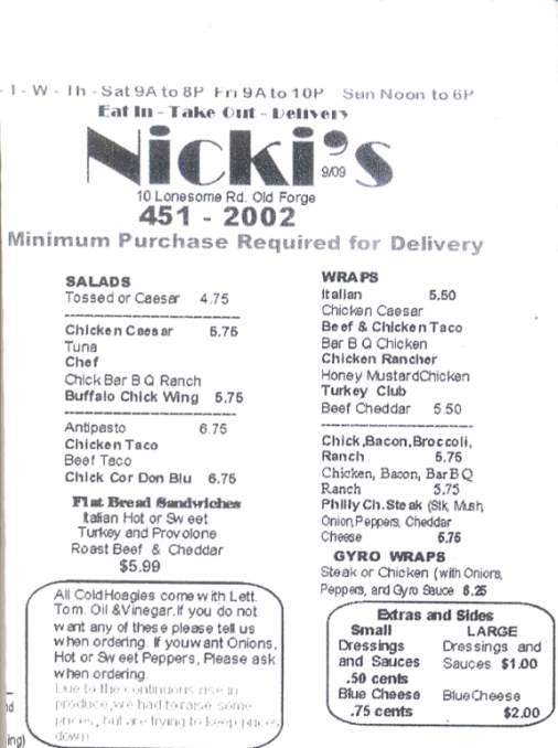 /3816766/Nickies-Fabulous-Hoagies-Old-Forge-PA - Old Forge, PA