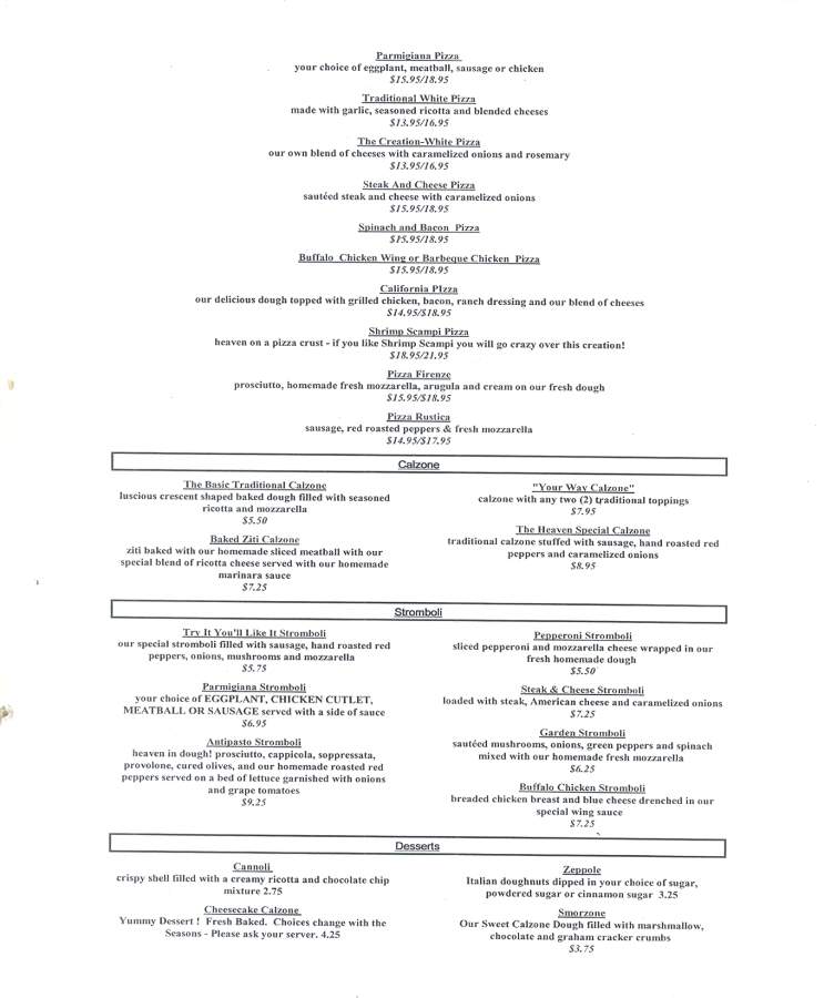 Little Pizza Heaven - Scranton, PA menu_pic