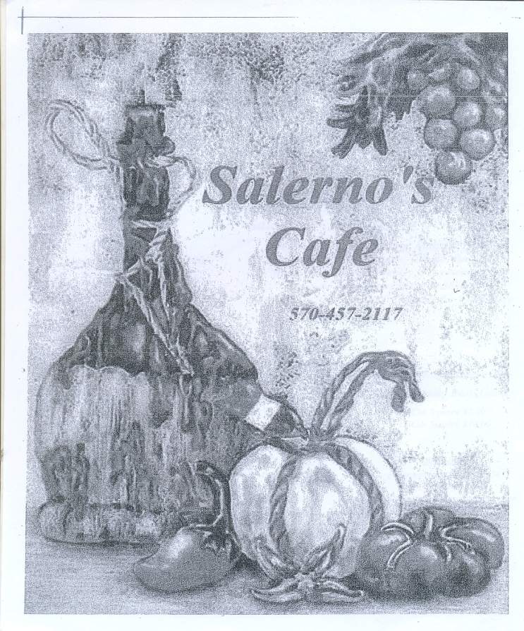 Salerno's Cafe - Old Forge, PA menu_pic