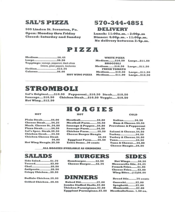 /3821258/Sals-Pizza-Scranton-PA - Scranton, PA