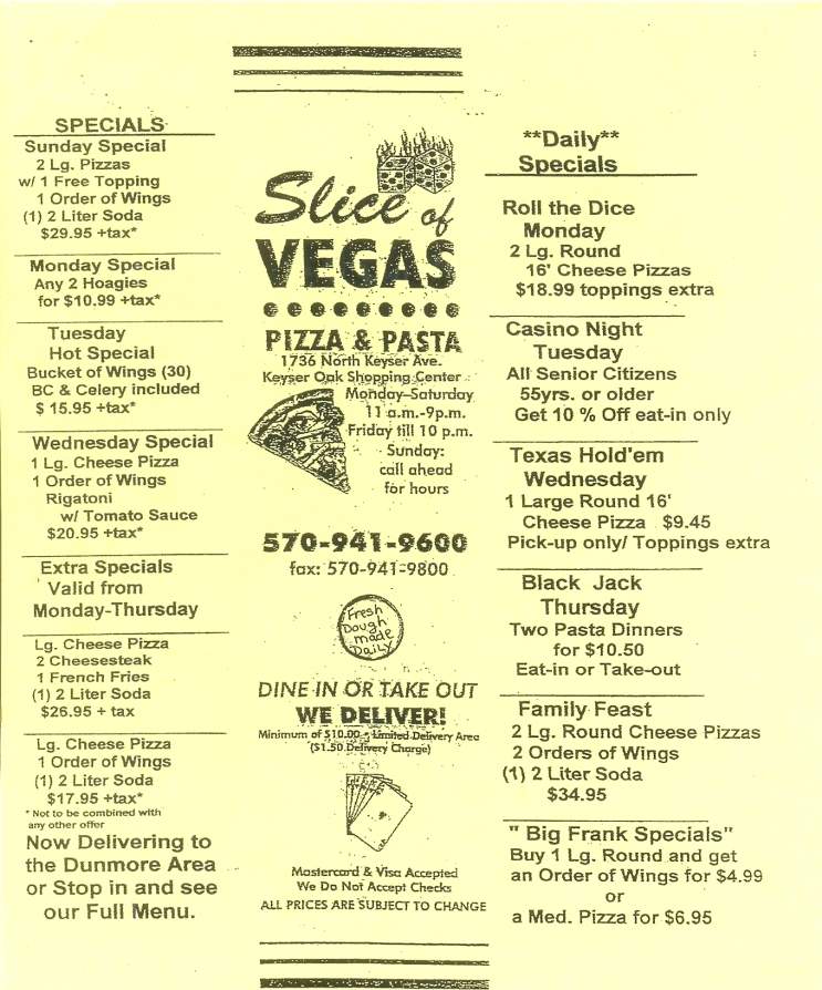/3822072/Slice-Of-Vegas-Pizza-and-Restaurant-Scranton-PA - Scranton, PA