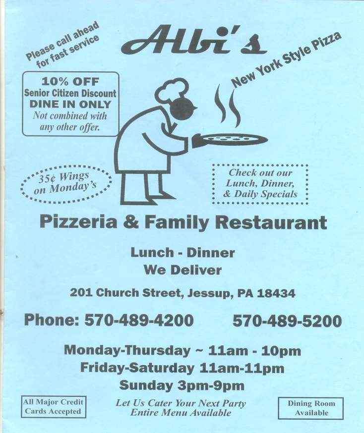 /380011607/Albis-Pizza-Jessup-PA - Jessup, PA