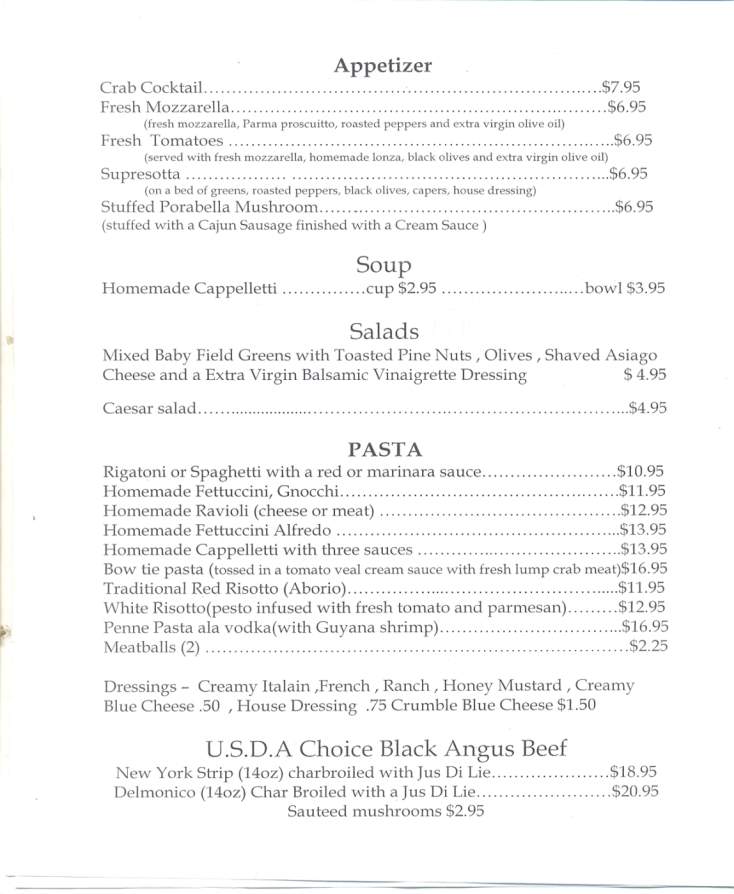 Gilly's - Scranton, PA menu_pic