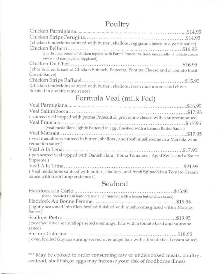 Gilly's - Scranton, PA menu_pic