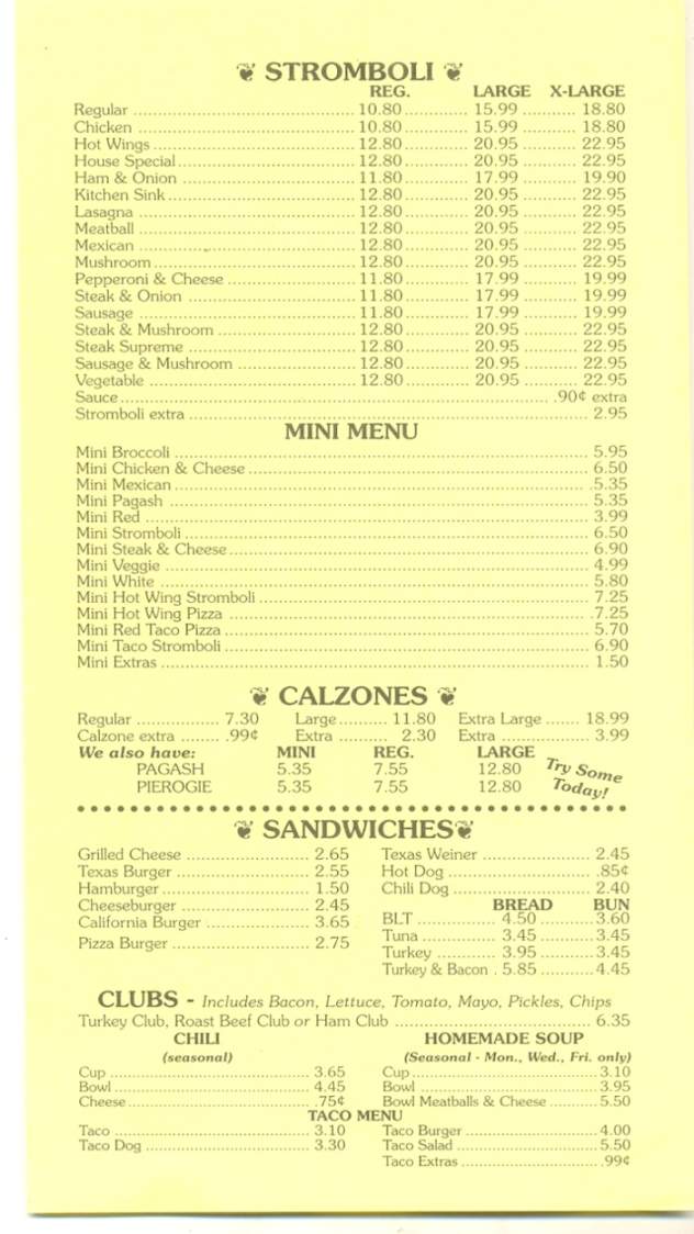 A & A Pizza & Hoagies - Eynon, PA menu_pic
