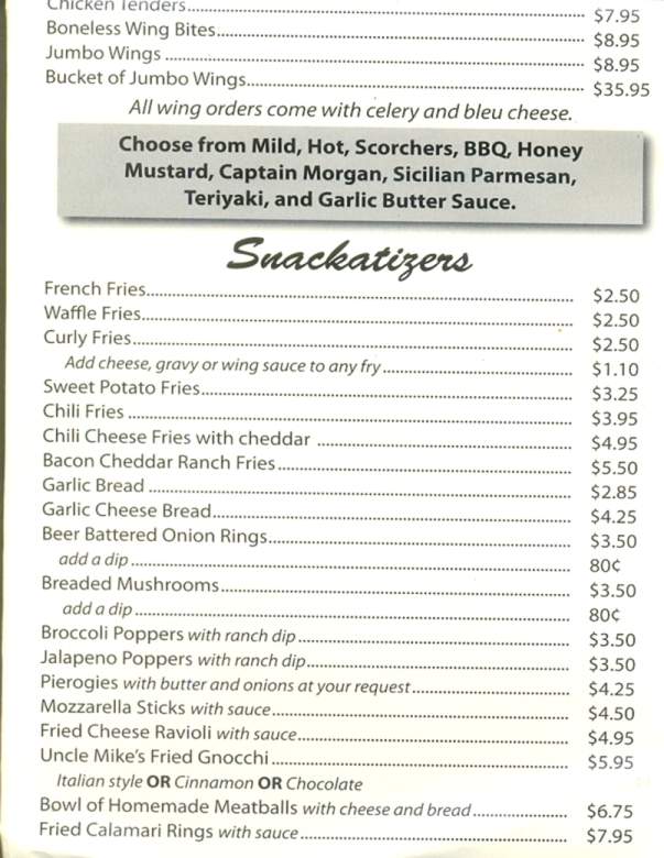 Giovanni's Pizzeria - Dunmore, PA menu_pic