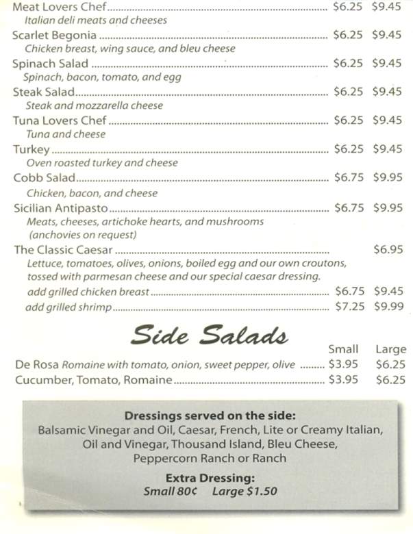 Giovanni's Pizzeria - Dunmore, PA menu_pic