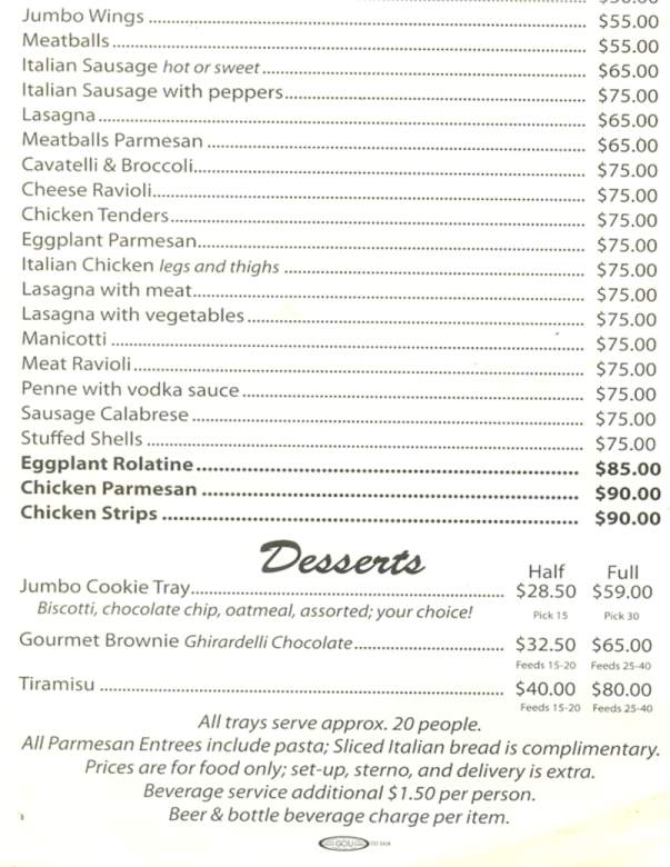 Giovanni's Pizzeria - Dunmore, PA menu_pic