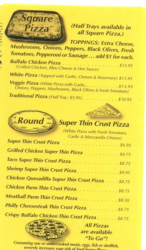 Andy Gavin's Eatery & Pub - Scranton, PA menu_pic
