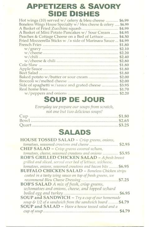 McDonnell's Restaurant - Carbondale, PA menu_pic