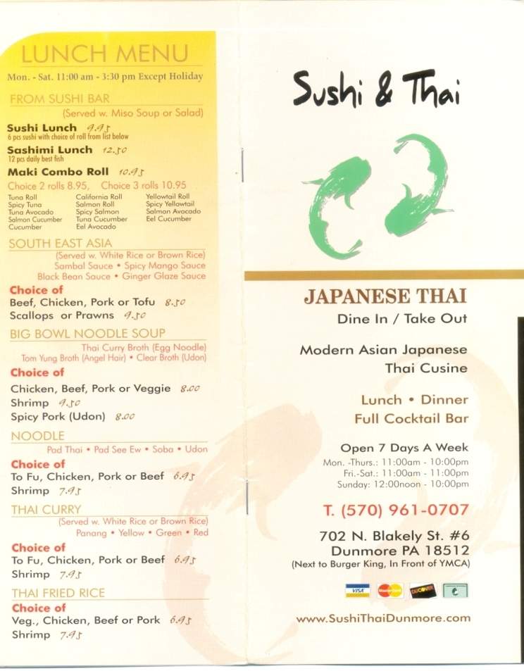 /380011597/Sushi-and-Thai-Dunmore-PA - Dunmore, PA