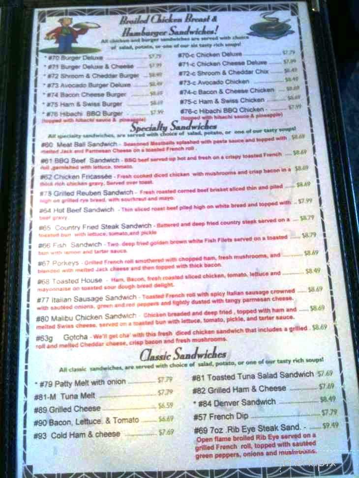 Sterling's Famous Steak Seafod - Richland, WA menu_pic
