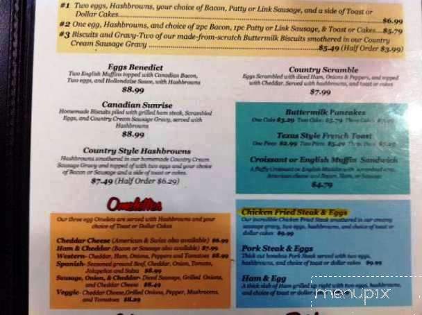 Shirley's Diner - Omaha, NE menu_pic