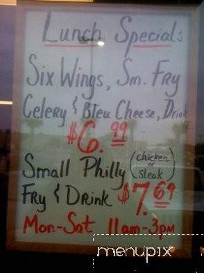 Skinny Pete's Wings - Brunswick, GA menu_pic