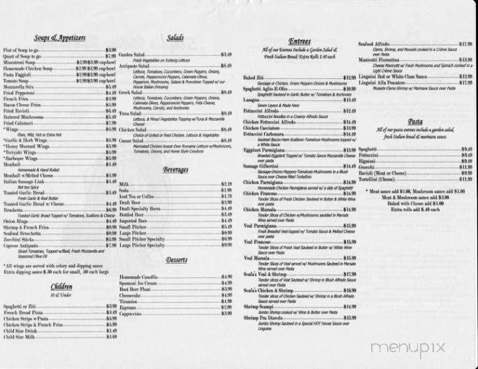 Scafa's - Spotsylvania, VA menu_pic
