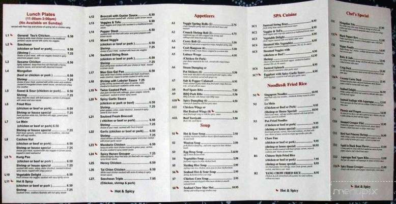 Superior Wok Restaurant - Alpharetta, GA menu_pic