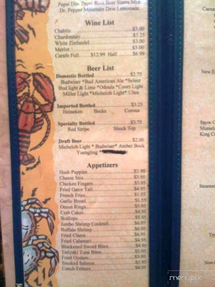 Skip One Seafood Market - Fort Myers, FL menu_pic