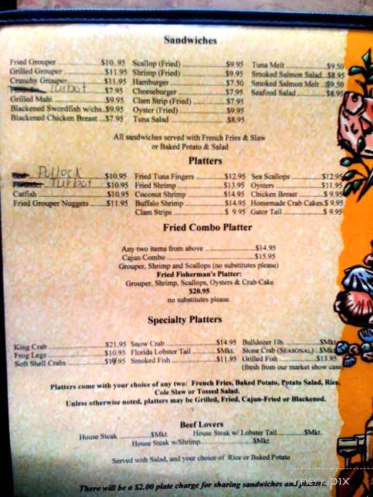 Skip One Seafood Market - Fort Myers, FL menu_pic