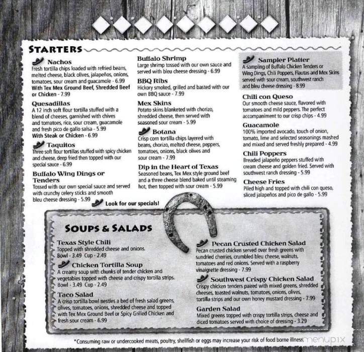 Senor Lucky - Davison, MI menu_pic