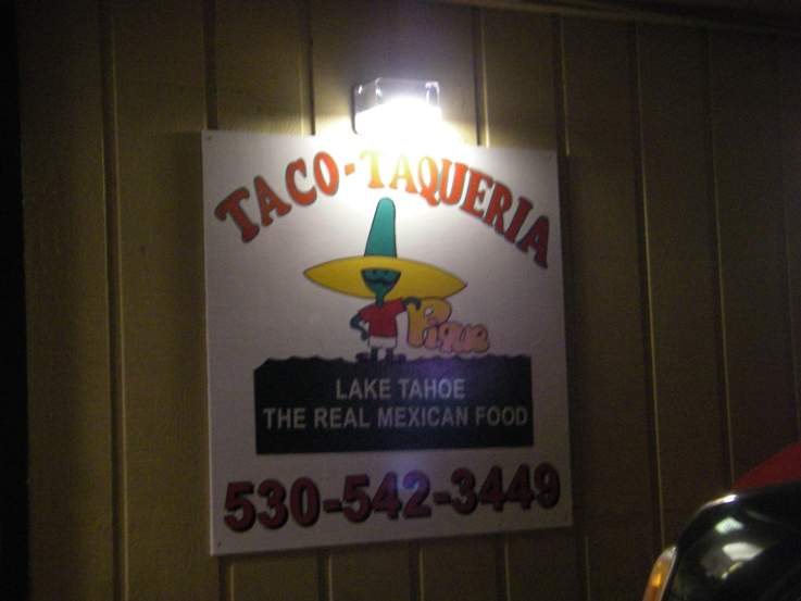 Taco Taqueria - South Lake Tahoe, CA menu_pic